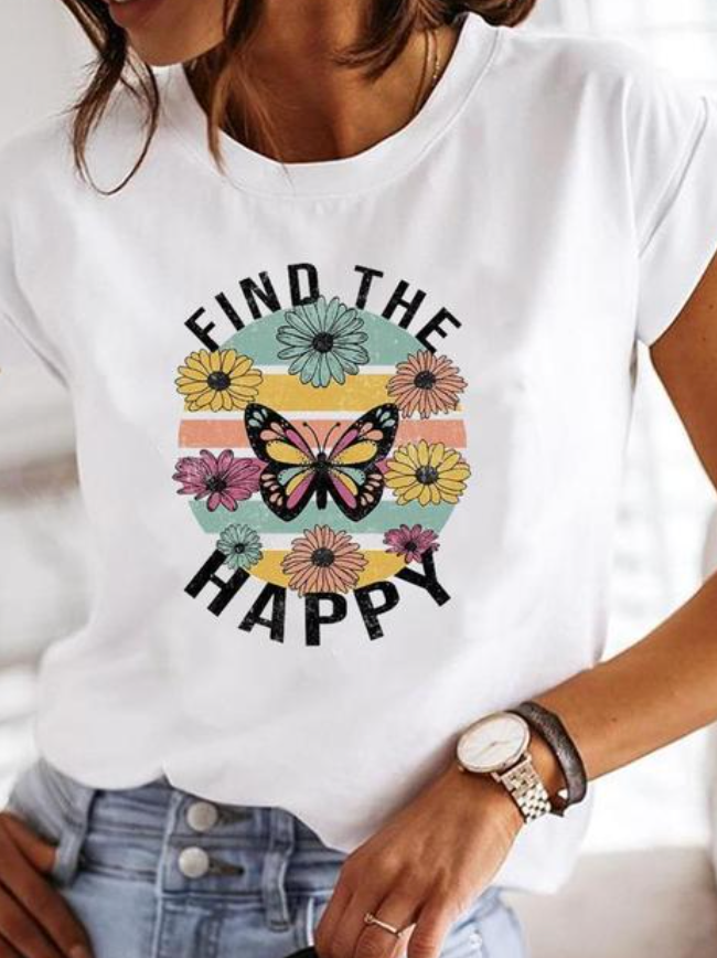Variant image for Mooie T Shirts Dames Moderne Slim Fit Zachte Ademend Materiaal-37