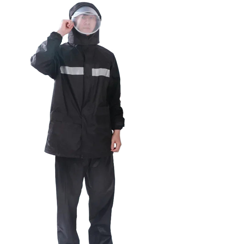 Regenjas en Regenbroek Set voor Motorfiets en Elektrische Fiets 0