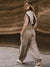 Dames Jumpsuit Casual Met Flatterende Taille En Trekkoord Polyester-5