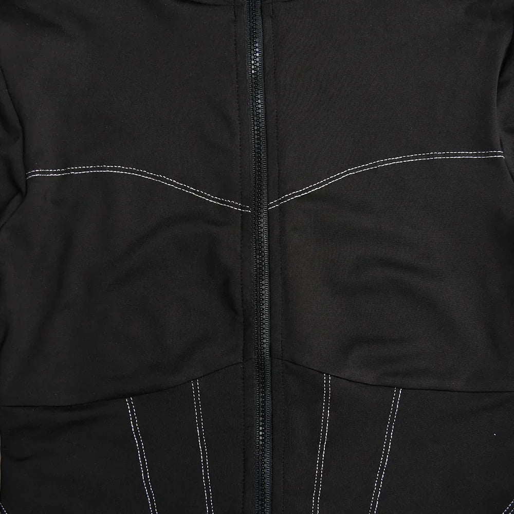 Dames Jumpsuit Bodycon Met Lange Mouwen Voor Feestelijke Gelegenheden-3