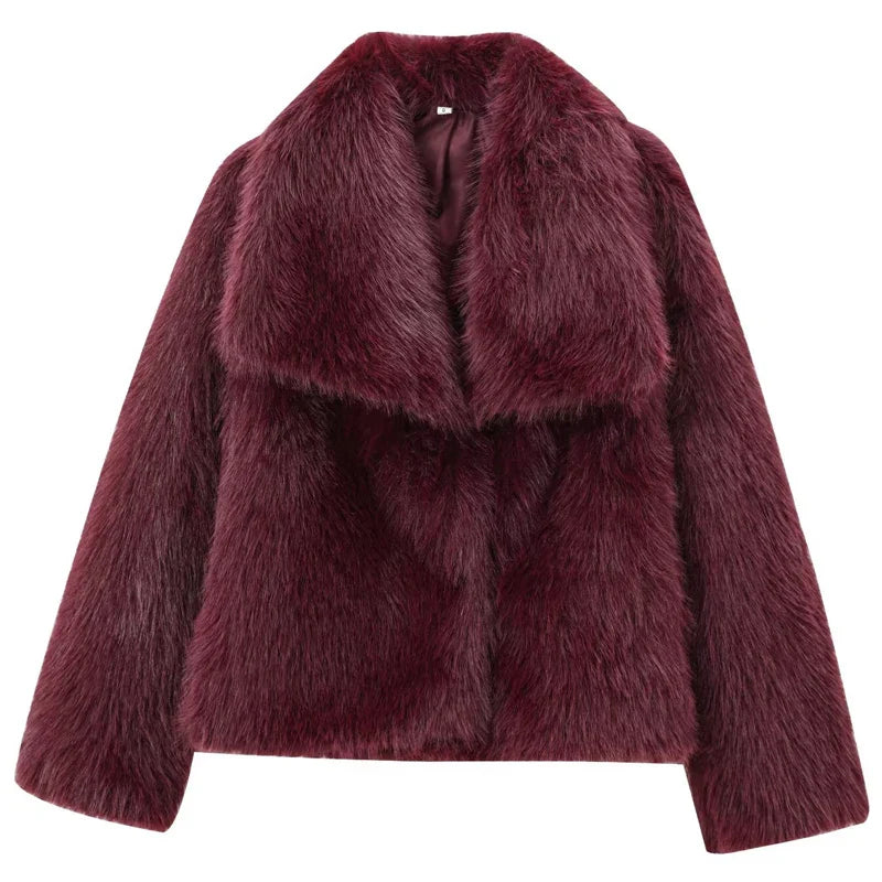Dames Gewatteerde Lange Winterjas Pluche Polyester Warm Comfortabel 6