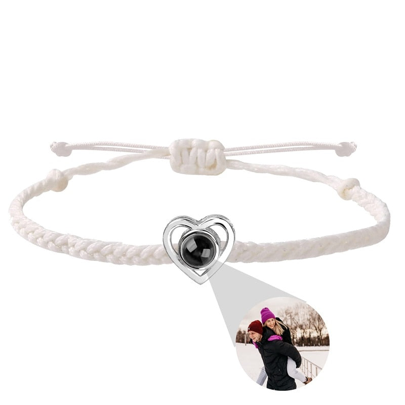 Fotoprojectie Hart Armband