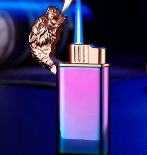 Double Flame Metalen Beest Aansteker