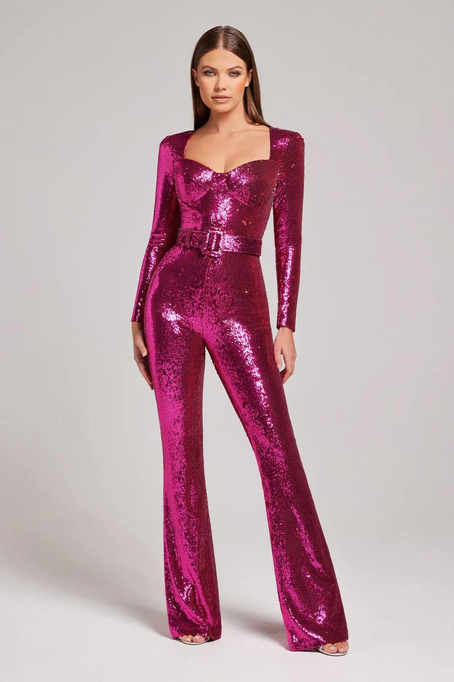 Variant image for Dames Jumpsuit Feestelijk Strak Polyester Met Lage Halslijn-18