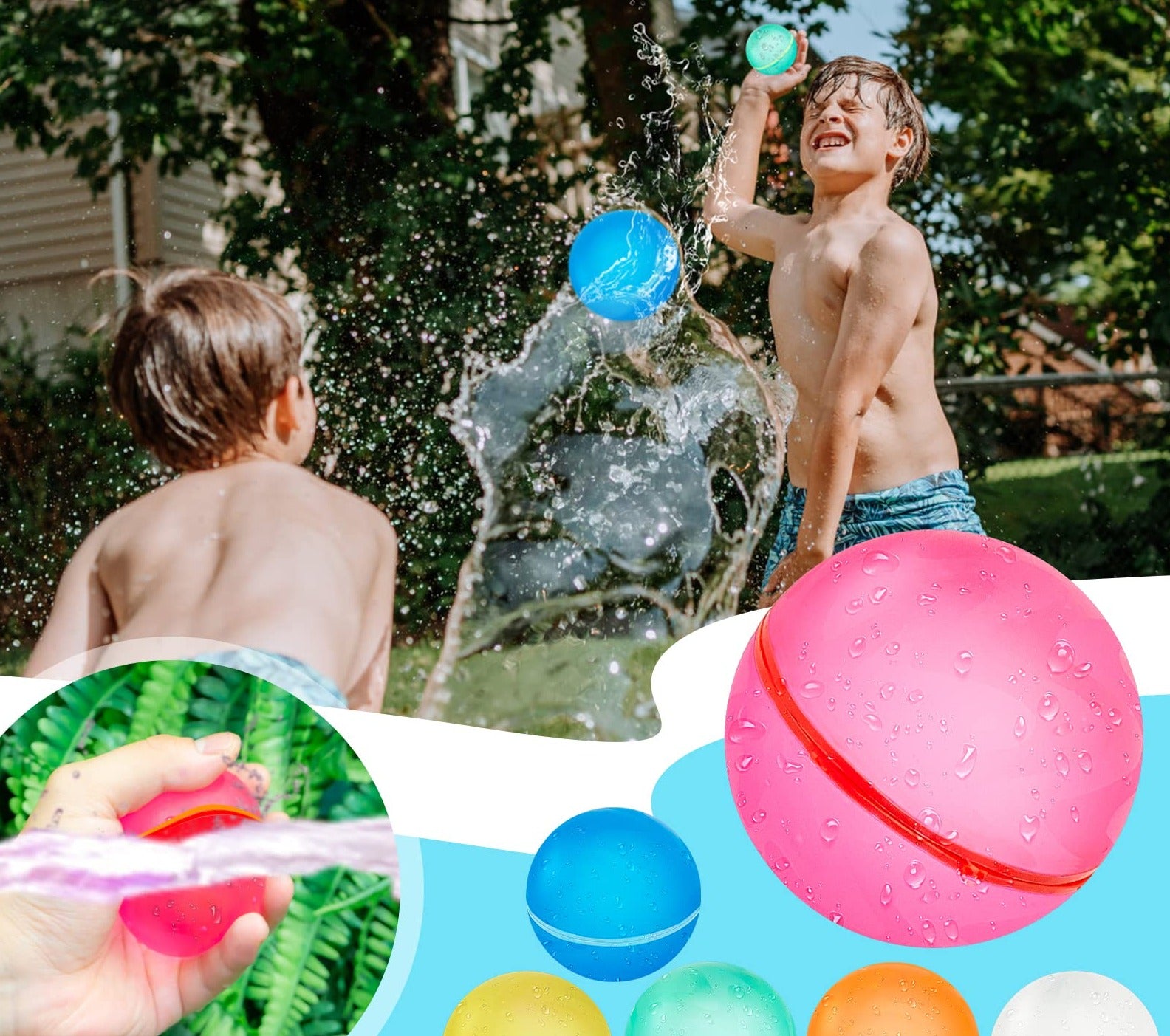 Herbruikbare waterballonnen