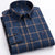 Heren Overhemd Geruit Casual 100% Katoen-1