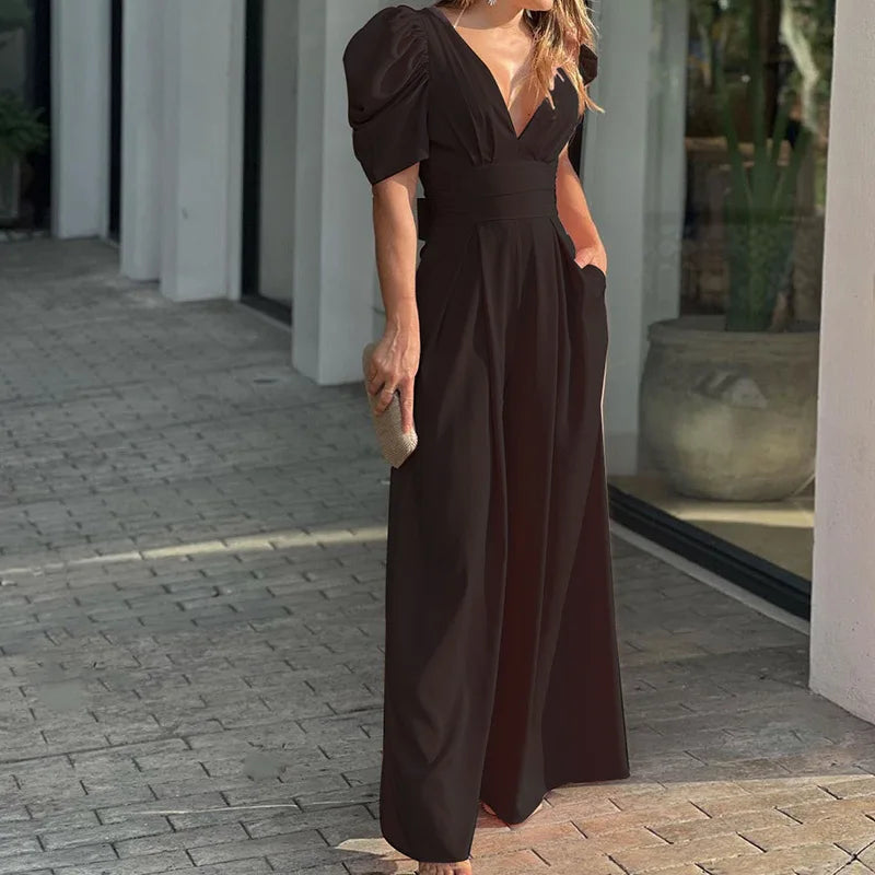 Dames Jumpsuit Feestelijk Tijdloos Hoogwaardige Stof-6
