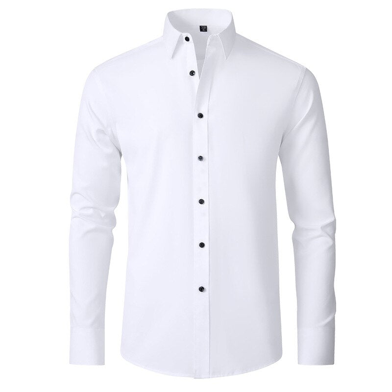 Modern Stretch Shirt Lange Mouw