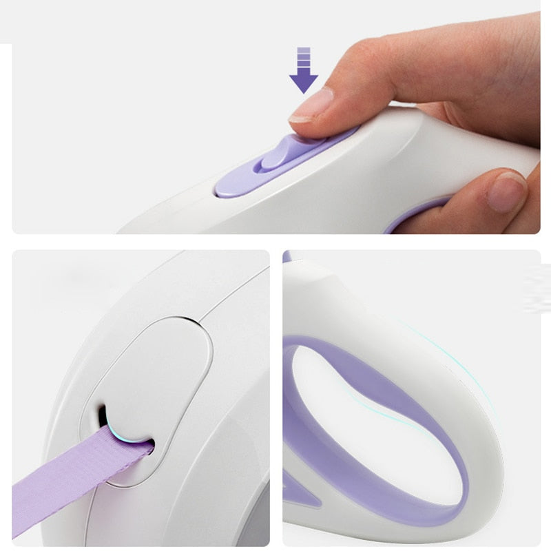 Automatische Uitschuifbare LED Huisdierenriem