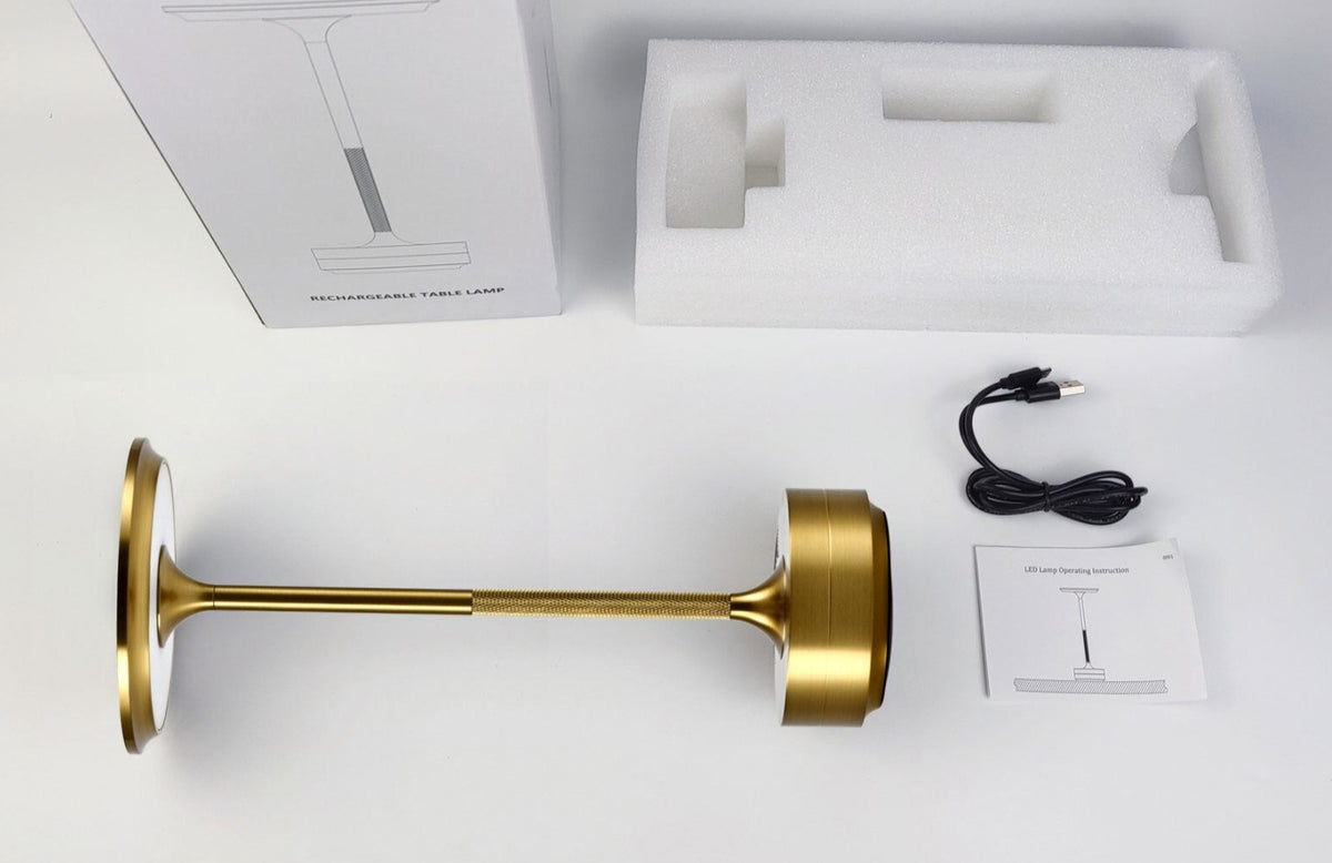 Aluminium Aanraakschakelaar Lamp