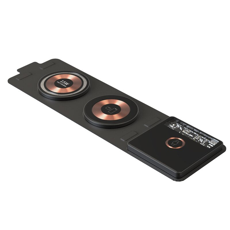 3-in-1 Opvouwbaar Draadloos Oplaadstation