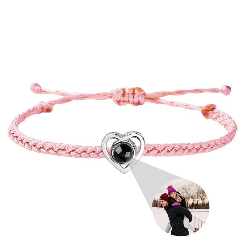 Fotoprojectie Hart Armband