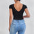 Dames Body met Kant Elegante Pasvorm Hoogwaardige Stof-6