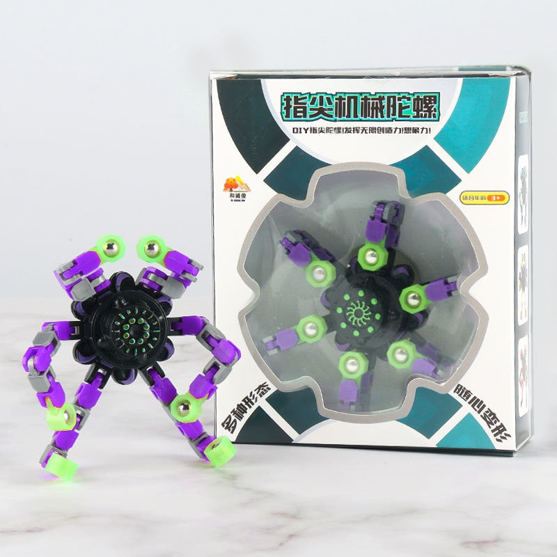 Lichtgevende Transformeerbare Fidget Spinner