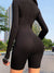 Dames Jumpsuit Bodycon Feestelijk Korte Mouwen Polyester-2