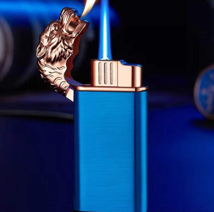 Double Flame Metalen Beest Aansteker