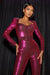 Dames Jumpsuit Feestelijk Strak Polyester Met Lage Halslijn-6