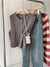 Dames Vest Klassiek Met Knopen Katoenmix 1