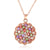 Glinsterende Zirkoon Bloemen Ketting