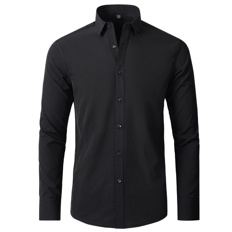 Modern Stretch Shirt Lange Mouw
