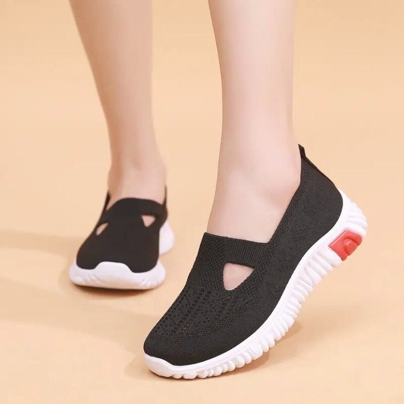 Dames Ademende Katoenen Sneakers