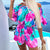 Dames Jumpsuit Feestelijk Off-Shoulder Polyester-2