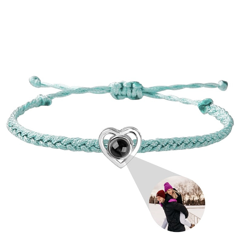 Fotoprojectie Hart Armband