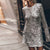 Dames Mini-Jurk Glittereffect Glamoureuze Stijl Zachte Stof 6