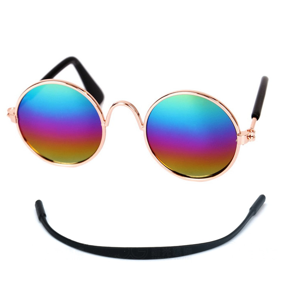 Huisdier Ronde Retro Zonnebril