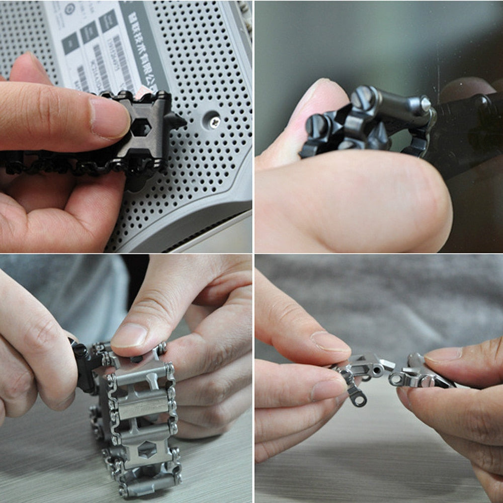 Roestvrijstalen Multi-gereedschap Armband