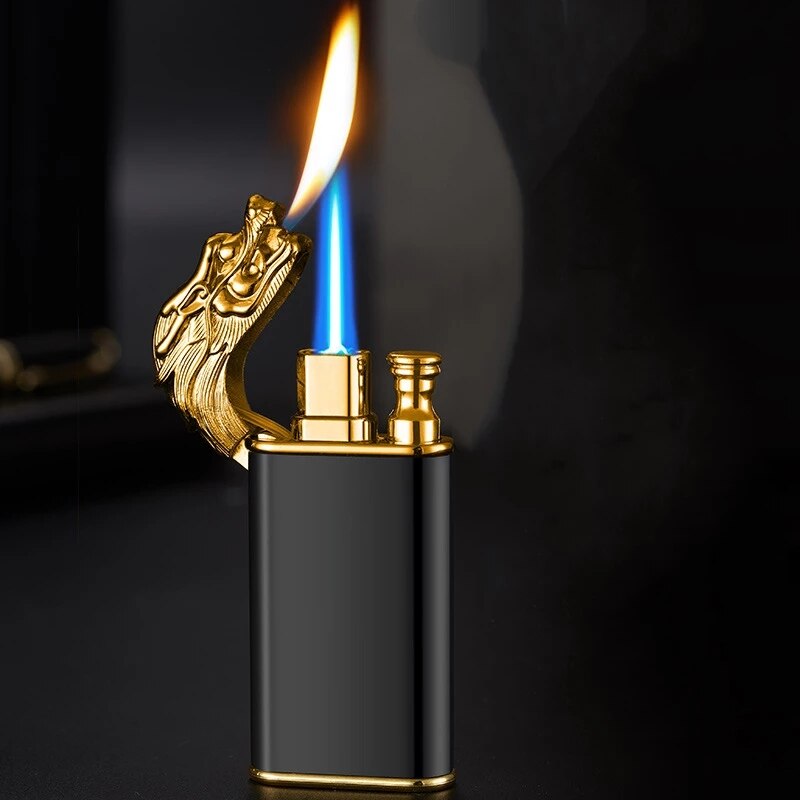 Double Flame Metalen Beest Aansteker