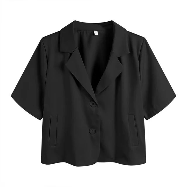 Damesblazer met korte mouwen
