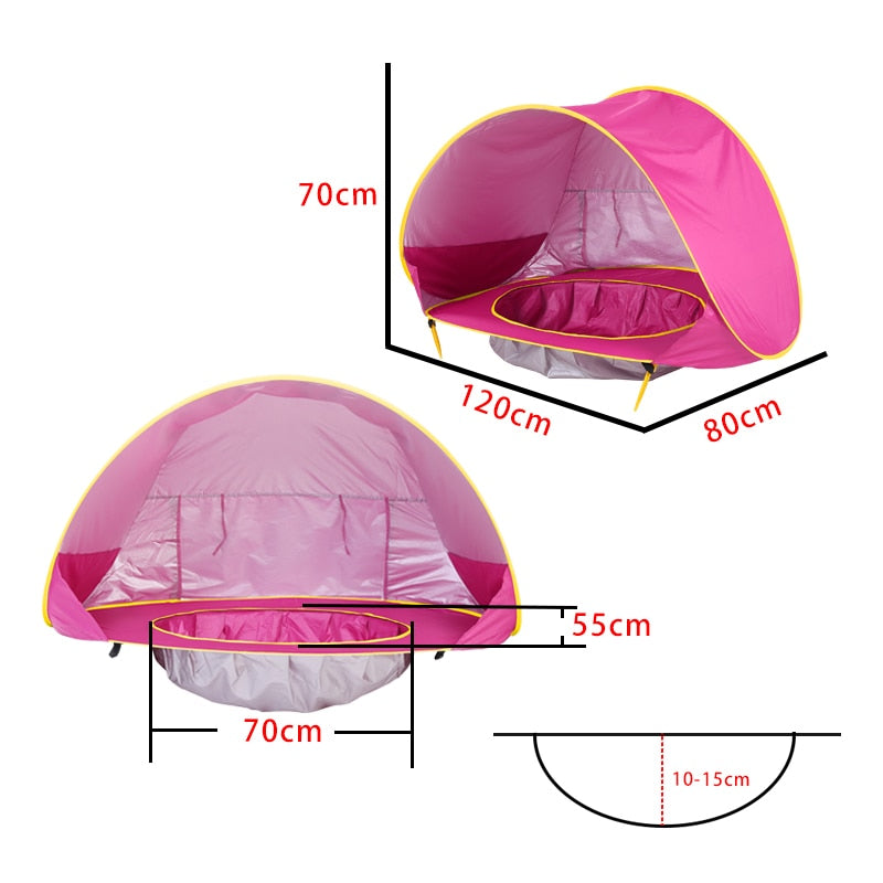 Zonnescherm Kinderzwembad tent