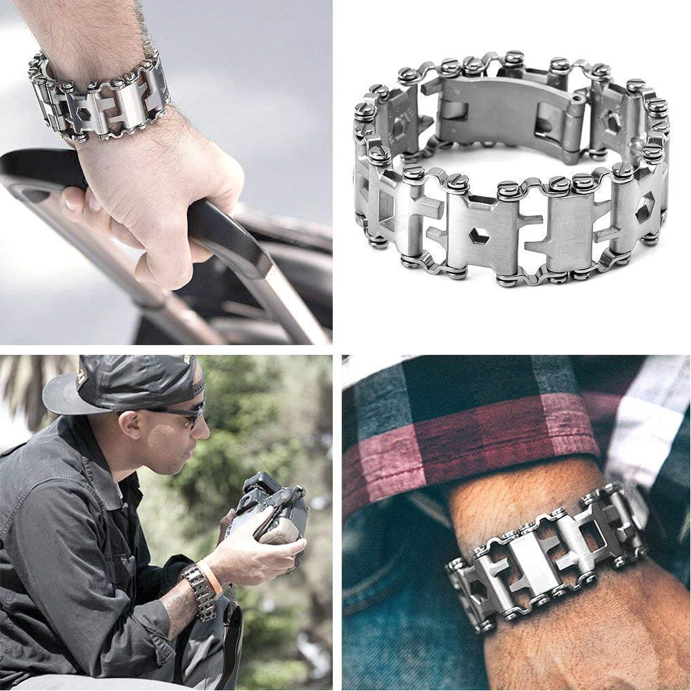 Roestvrijstalen Multi-gereedschap Armband