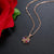 Glinsterende Zirkoon Bloemen Ketting