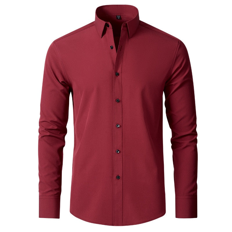 Modern Stretch Shirt Lange Mouw