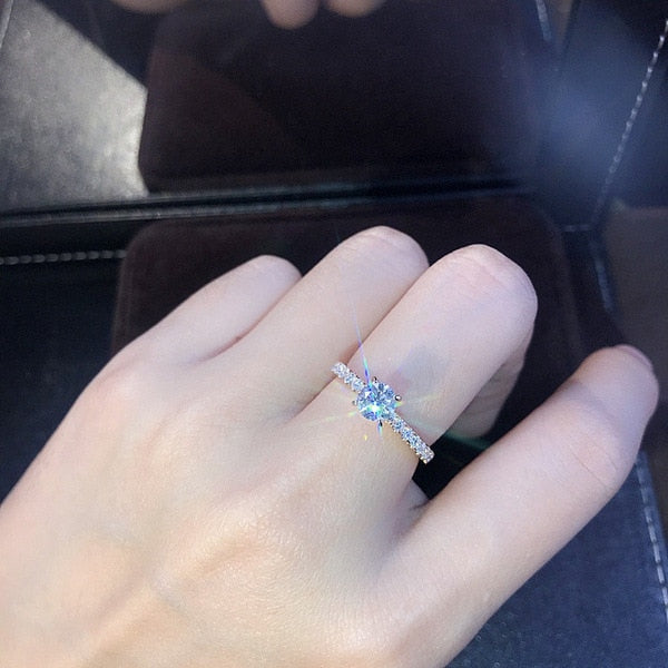 Glanzende Kristallen Ring