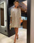 Variant image for Dames Feestjurk Met Glinsterende Pailletten Polyester Elegante Pasvorm-23