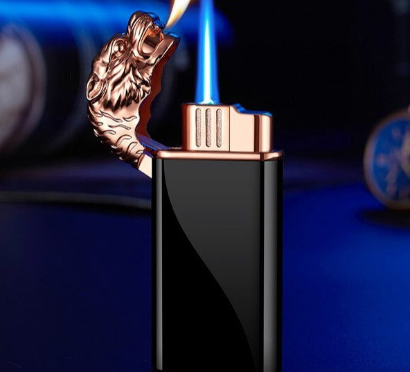 Double Flame Metalen Beest Aansteker