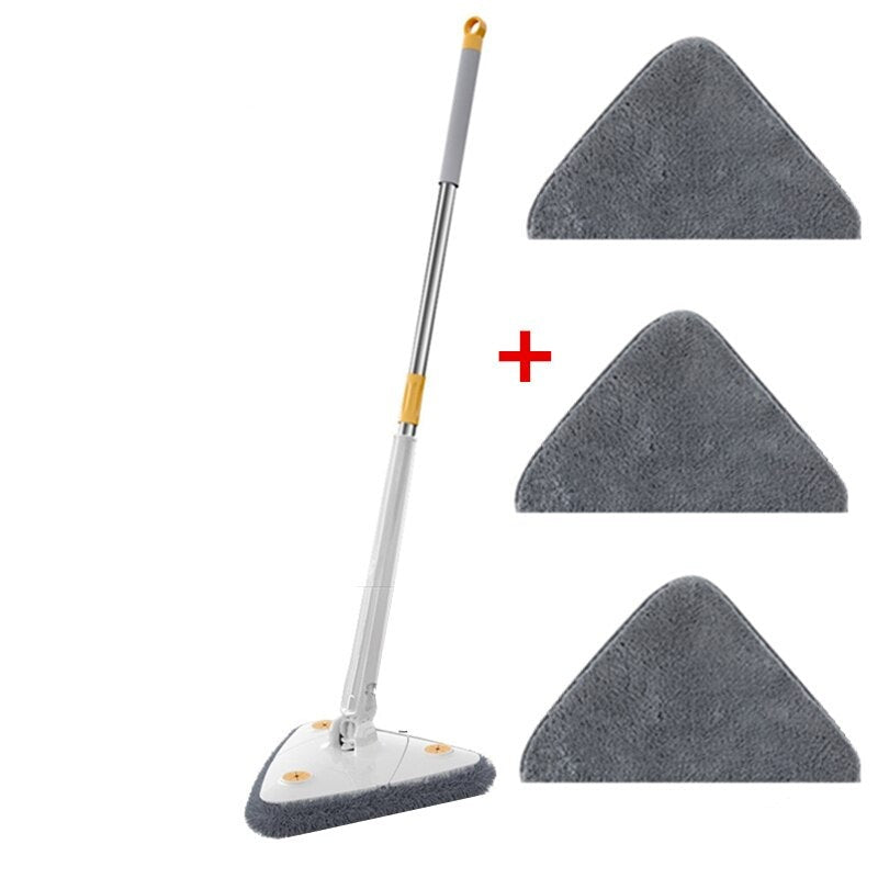 Zelfdraaiende driehoekige mop