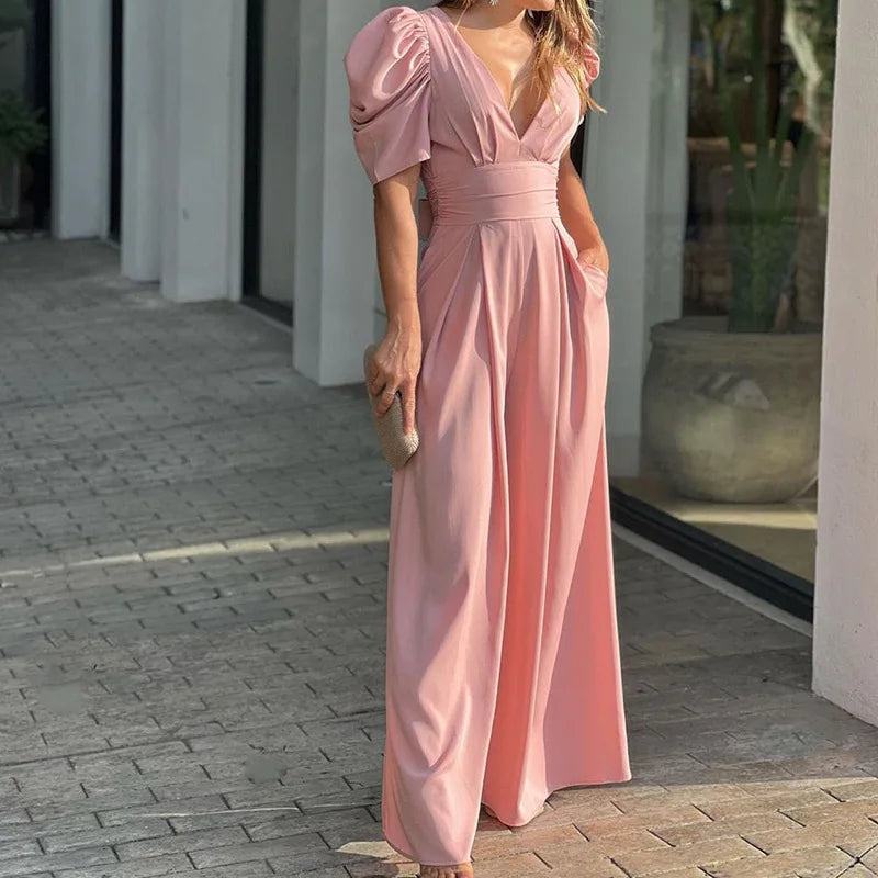 Dames Jumpsuit Feestelijk Tijdloos Hoogwaardige Stof-1