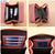 Dames Tas Donkerroze Stijlvol Waterdicht Anti Diebstahl Materiaal-5
