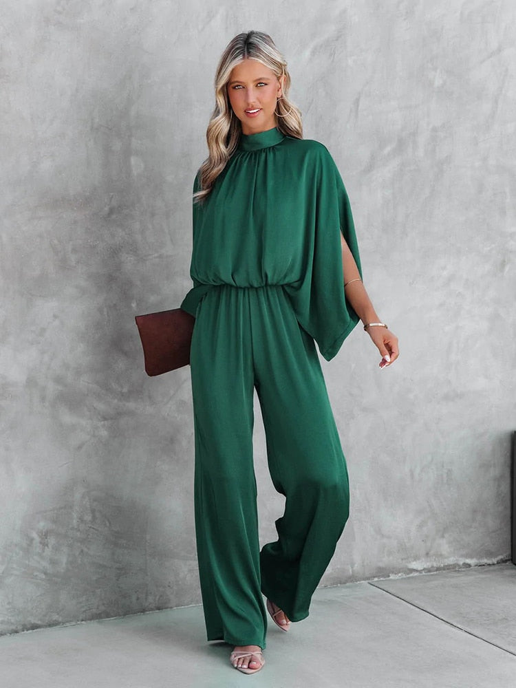 Dames Jumpsuit Stijlvol Met Lange Mouwen Polyester-1
