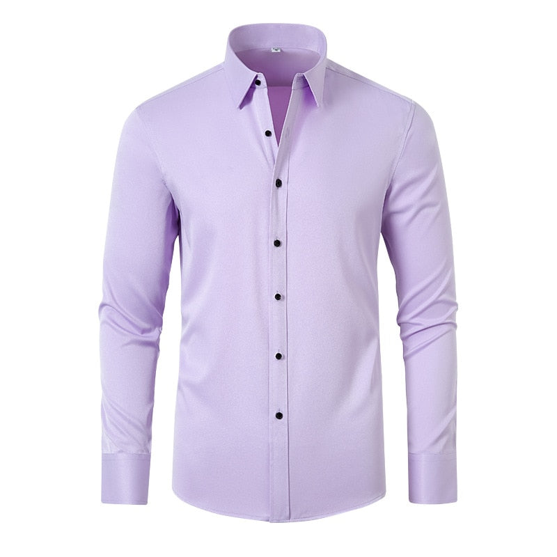 Modern Stretch Shirt Lange Mouw