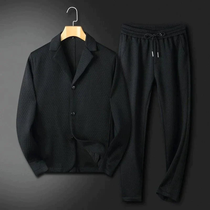 Variant image for Mannen Twee-Delen Set Elegante Stijl Hoogwaardige Stoffen-7