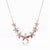 Glinsterende Zirkoon Bloemen Ketting