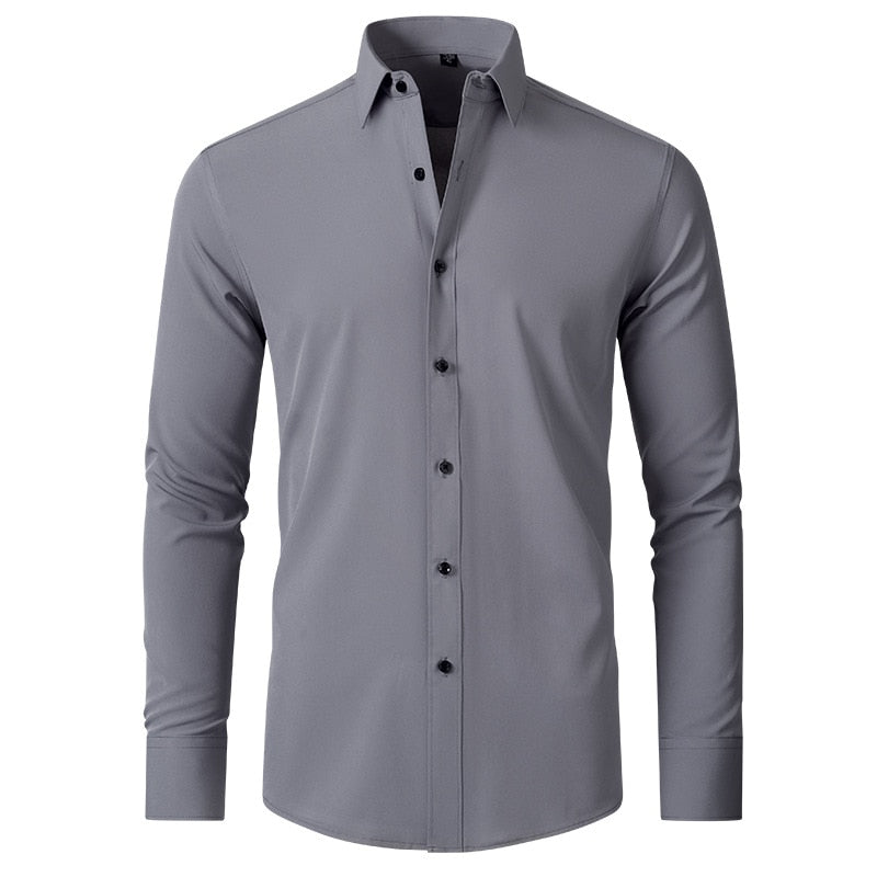 Modern Stretch Shirt Lange Mouw