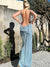 Variant image for Dames Maxi Jurk Zwart Rugloos Katoen Elegante Lange Jurk Zomer-7