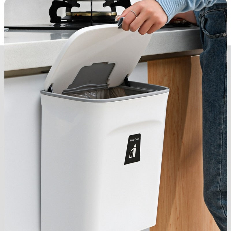 Ophangbare Afvalbak met Deksel