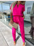 Dames Jumpsuit V-Hals Korte Mouwen Feestelijk Polyester-2
